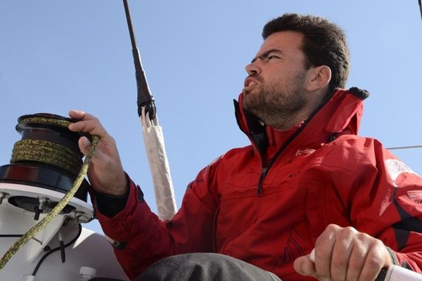 Loïc Féquet, skipper sur Maitre Jacques.