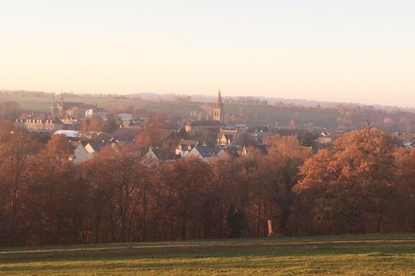 Un peu de brume matinale vers Tinchebray, dans l'Orne, en ce mardi...