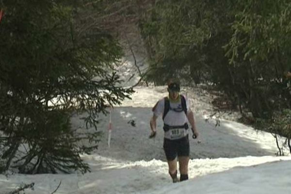 Un trail en partie dans la neige