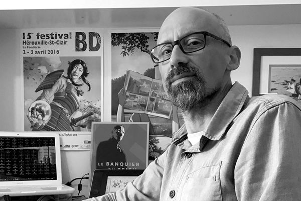 Cyrille Ternon, dessinateur de BD et illustrateur normand