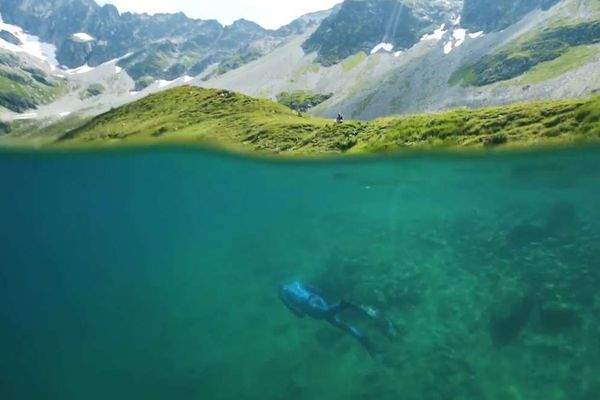 Le tournage de la websérie "Là eau" s'est déroulé l'été dernier dans les lacs d'altitude de Savoie et Haute-Savoie.