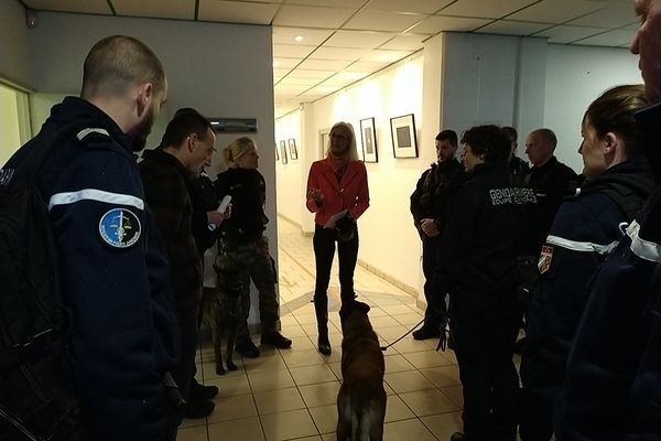 A Raon-l’Étape, les gendarmes mobilisés pour une opération de recherche de stupéfiants au lycée Louis-Geisler.