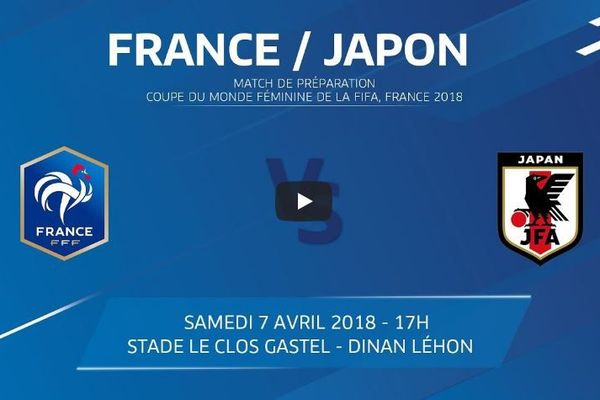 L'affiche de France Japon en U20