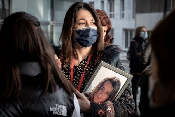 Jennifer Cleyet-Marrel, la maman de la petite Maëlys De Araujo lors du procès de Nordhal Lelandais en février 2022.