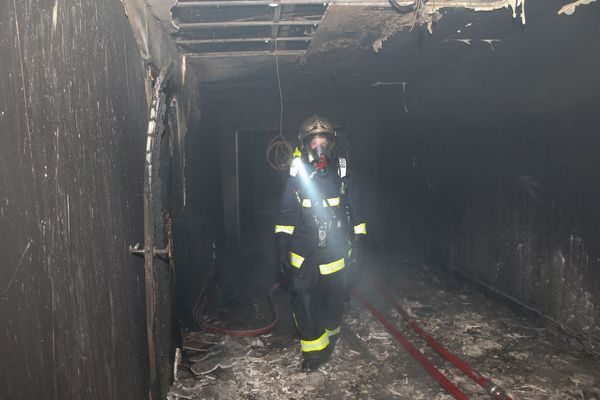 Les pompiers, ont déployé 120 hommes et une trentaine d'engins.