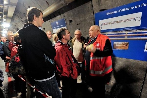 Visite du tunnel sous la Manche, le samedi 14 septembre 2013