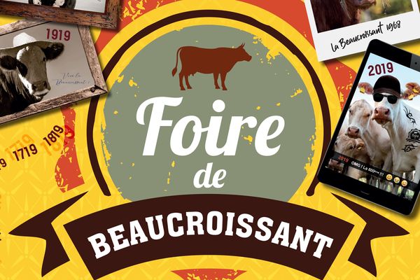 Affiche de la foire de beaucroissant