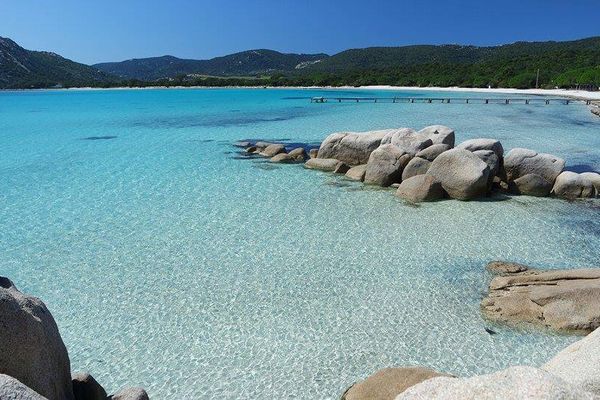 La plage de Santa Giulia