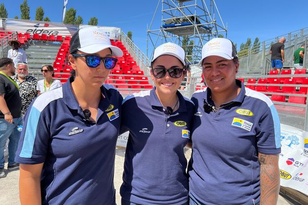 La triplette de Marie-Angèle Germain a remporté la finale du Grand Prix féminin de La Marseillaise à pétanque, dimanche 30 juin 2024.