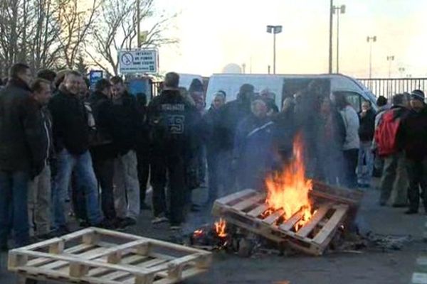 le site est de nouveau en grève ce 13 décembre