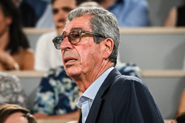 Patrick Balkany en juin 2023, au stade Roland-Garros à Paris.