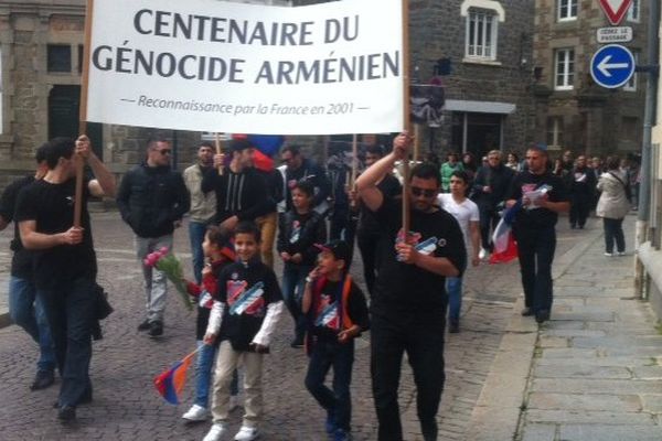 La commémoration du génocide arménien Saint-Brieuc (22)