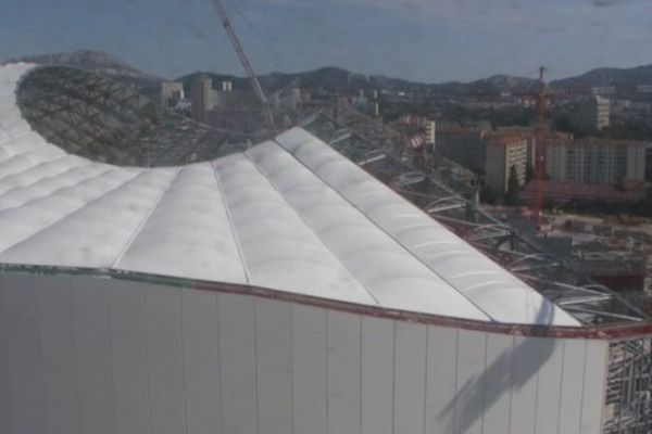 Le stade vélodrome en pleine rénovation 