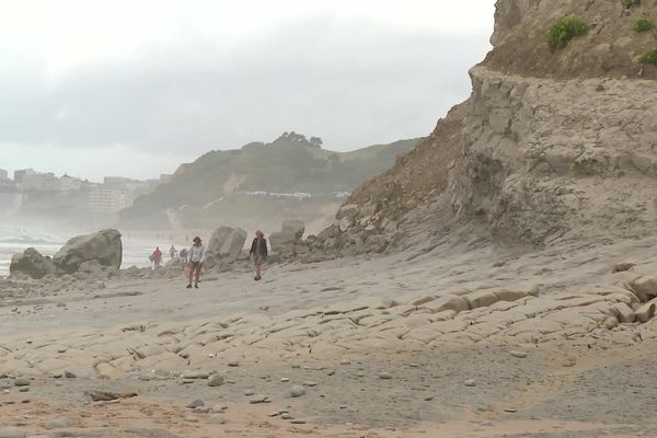 À Bidart les falaises sont une menace permanente.