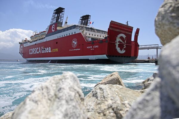 La Corsica Linea a annulé ses rotations entre Marseille et les ports d'Ajaccio, Porto-Vecchio et L'Île-Rousse jusqu'à mercredi.