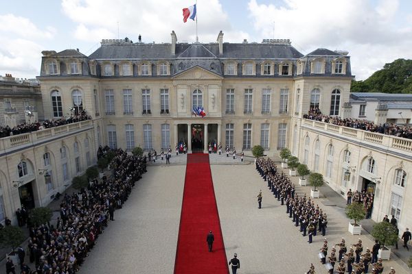 Le Palais de l'Elysée, à Paris, s'apprête à changer de locataire pour 5 ans.