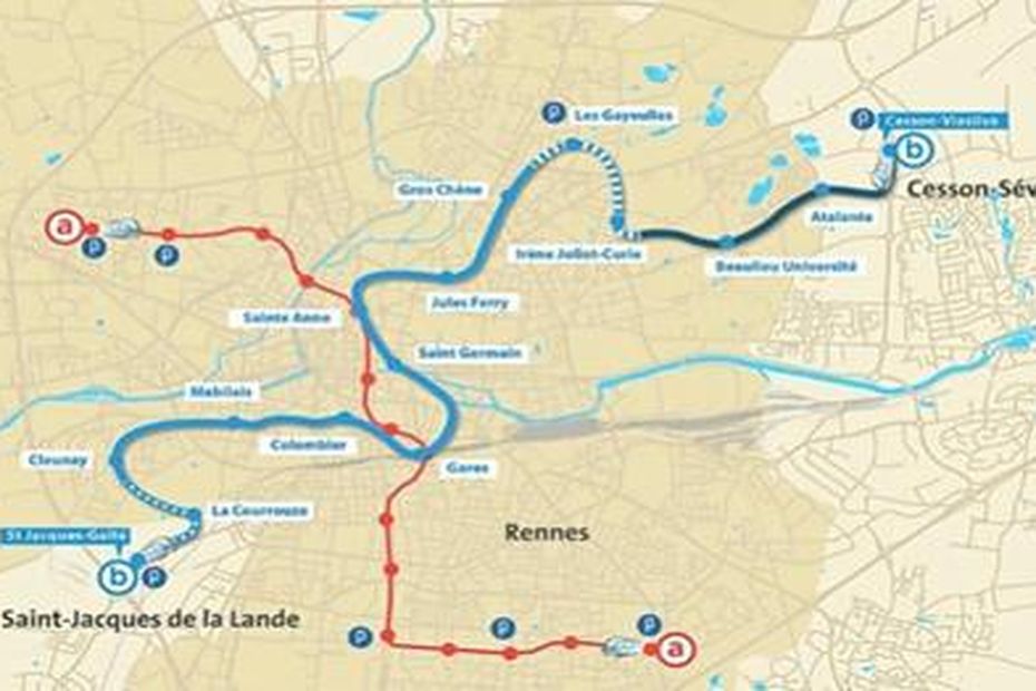 2013 : La Ligne B Du Métro De Rennes En Bonne Voie