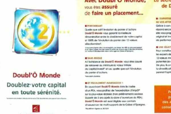 Le placement "Doubl'Ô Monde" 