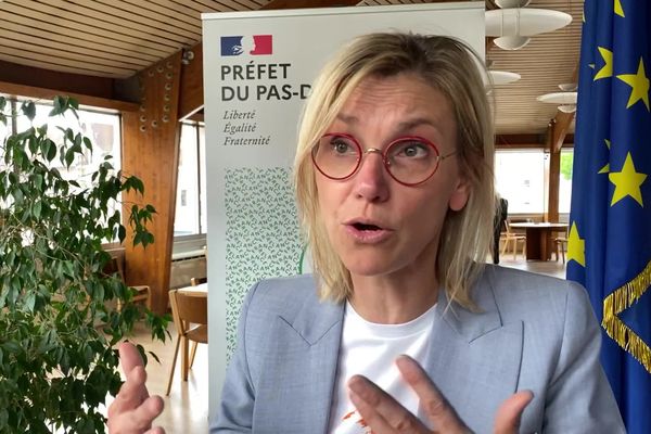 Agnès Pannier Runacher, à Lens, en juillet 2022.