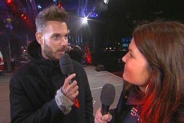 Matt Pokora, place Kléber à Strasbourg, vendredi 28 novembre