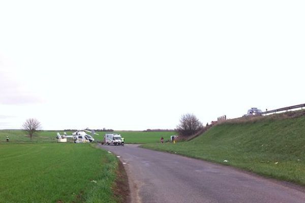 Le chauffeur d'un poids-lourd a perdu le contrôle de son camion à hauteur de la commune de Bresles sur le RN 31 dans l'Oise.