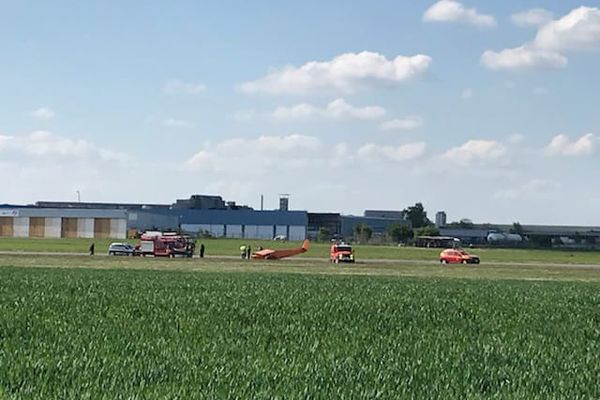 L'accident d'avion s'est produit aux abords de l'aéroport de Reims-Prunay.