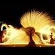 La compagnie Mandalight avec son spectacle Anima, La voix des flammes