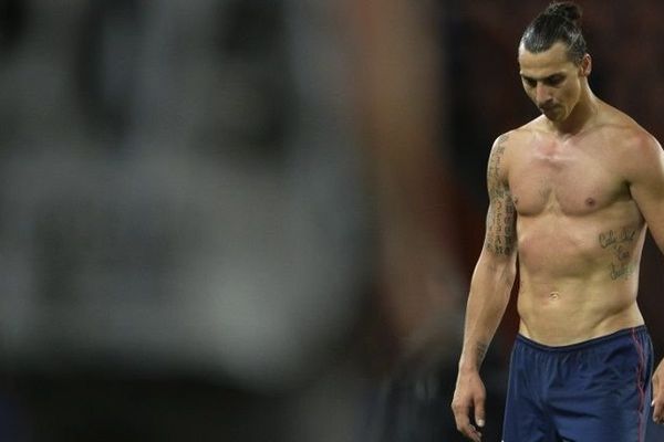 Zlatan Ibrahimovic à l'issu du match PSG - AJaccio dimanche