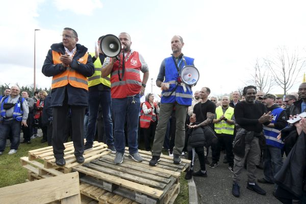 Assemblée générale du personnel gréviste de Tisséo, le 11 avril 2023.