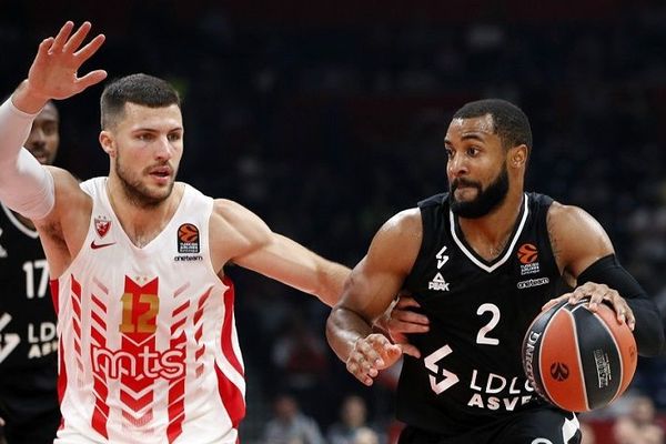 Euroligue: l'Asvel renverse Belgrade et remporte son premier succès à l'extérieur