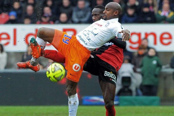 Les Montpelliérains s'imposent face à Guingamp 2-0 au Roudourou - 22 février 2015