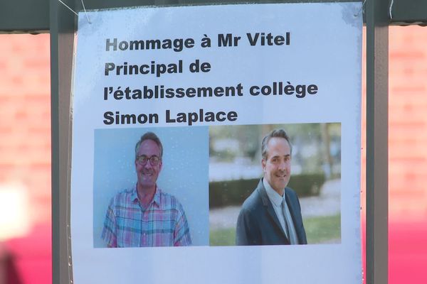 Le décès de Stéphane Vitel, principal du collège Simon de La Place à Lisieux, a suscité une vague d'émotion dans le Pays d'Auge.