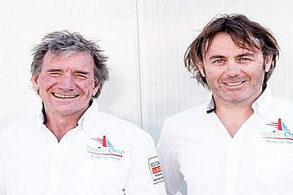 Kito de Pavant et Yannick Bestaven prendront le départ de la Transat Jacques Vabre 2017 à bord de l’IMOCA Bastide Otio.