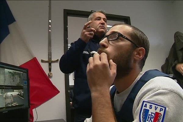 A Berre-l'Etang ce matin, gendarmes et policiers se sont livrés à un exercice de repérage.
