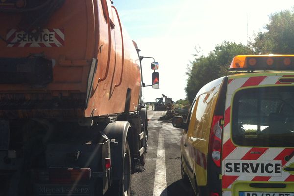 Plusieurs heures ont été nécessaires aux équipes d'intervention pour rétablir la circualtion