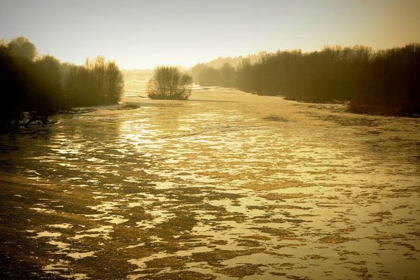 Loire gelée