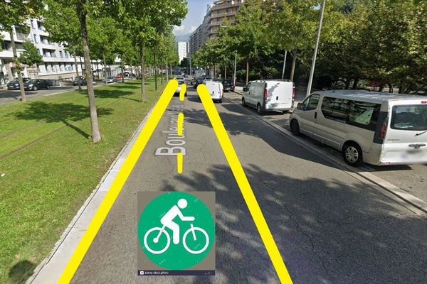 A Grenoble, l'association "Les Boîtes à Vélo" propose de donner plus de place au vélo après le confinement. 