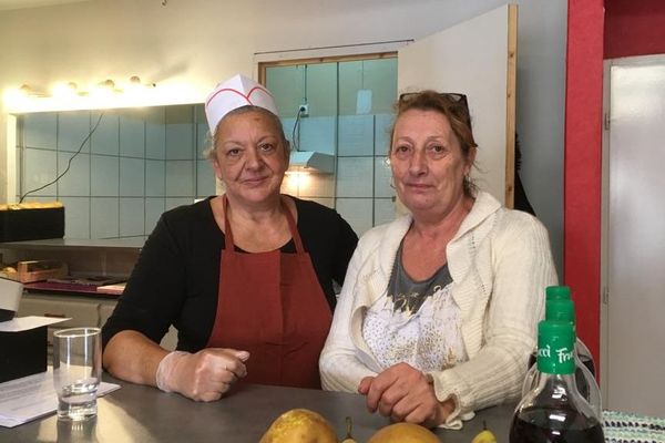 Jeanne et Pascale dans leur restaurant solidaire à Béziers - 8 février 2020