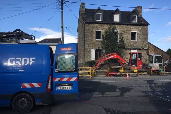 Une fuite de gaz a eu lieu rue de Brest à Carhaix