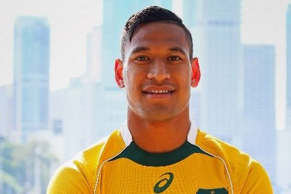 L'arrière australien Israël Folau - archives