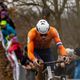 Mathieu van der Poel en février 2024 sur un cyclo-cross à Tabor en République Tchèque.