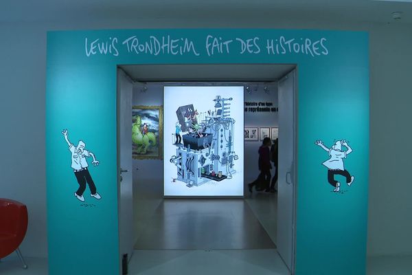 L'exposition consacrée à Lewis Trondheim à la cité Internationale de la Bande Dessinée d'Angoulême est visible jusqu'au 10 mai 2020.