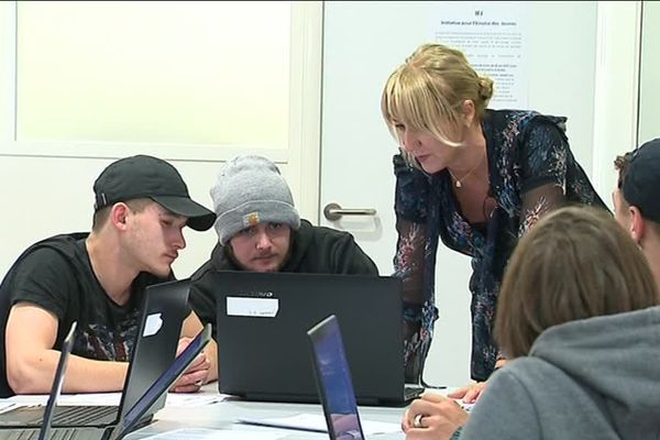 Séance de coaching à la mission locale d'insertion du Centre Hérault à Pézenas, mai 2019