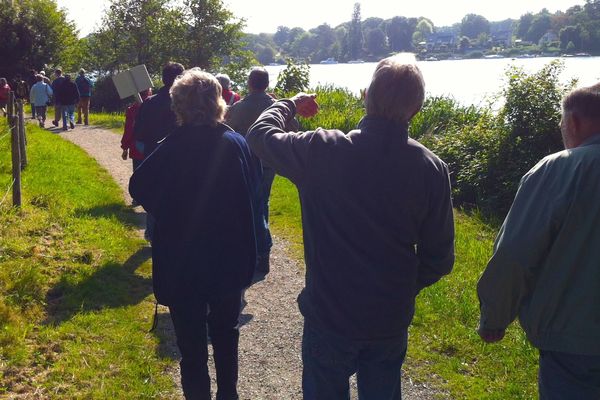 Les marcheurs manifestent ce dimanche le long de l'Erdre