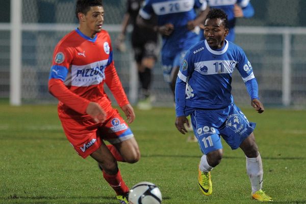 Colomiers-Fréjus lors du match aller à Colomiers