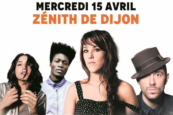 Izïa, Benjamin Clémentine, Zaz, Charlie Winston seront sur la scène du Zénith de Dijon le 15 Avril pour le "Podium Europe 1"