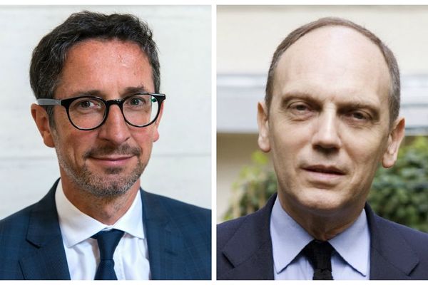 Jérôme Filippini (à gauche) remplace Thierry Coudert (à droite) à la préfecture de l'Eure