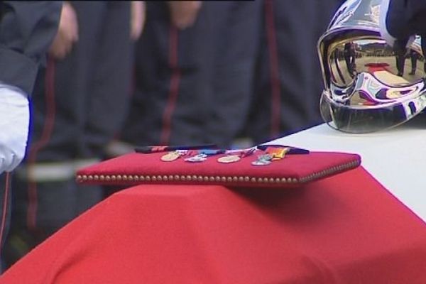 L'hommage des pompiers à Fanny Simon - 24 septembre 2015 