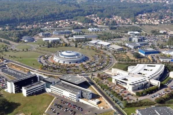 Vue aérienne de la technopole Ester (Limoges Métropole)