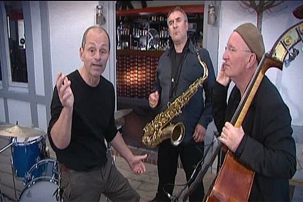 Jean-Benoit Culot, Jérôme Valognes et Reynald Fleury musiciens de jazz